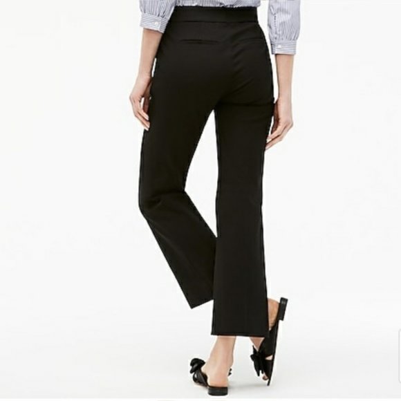 NWT J.Crew | Hayden kickout crop pant in bi-stretch cotton | Size 00 - Picture 3 of 6